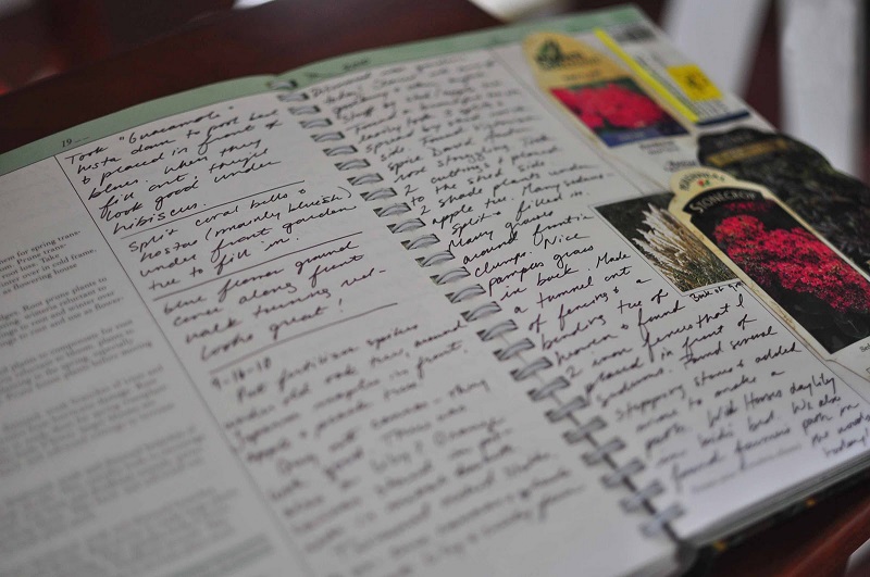 gardening journal